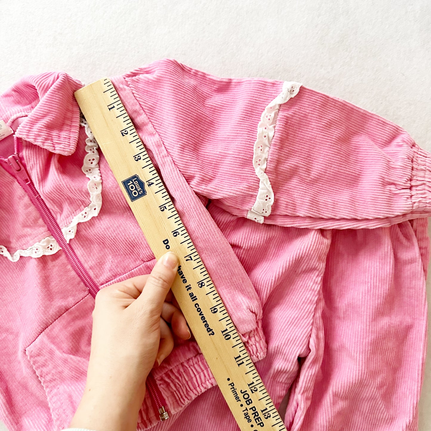 Cuties By Judy Cord Set - Yellow Clover Vintage Kids Clothes