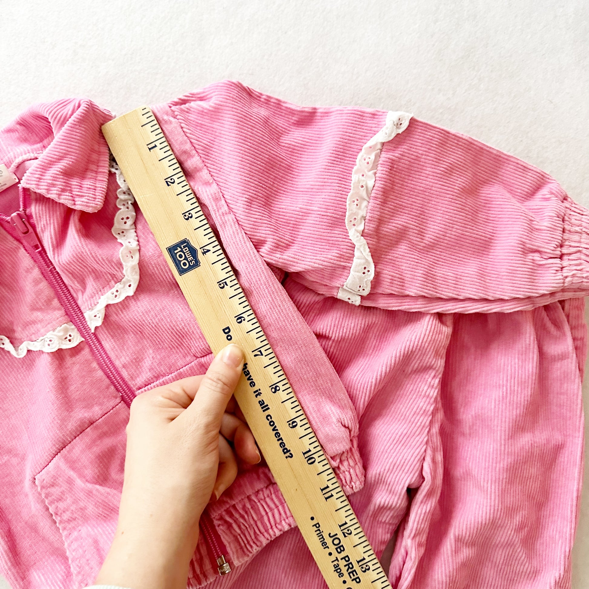 Cuties By Judy Cord Set - Yellow Clover Vintage Kids Clothes