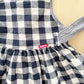 OshKosh Gingham Check Traditional Dress - Yellow Clover Vintage Kids Clothes