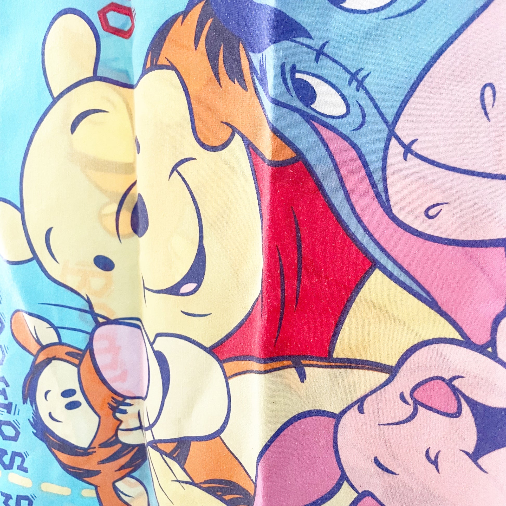 Winnie the Pooh Pillowcase - Yellow Clover Vintage Kids Clothes