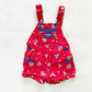 OshKosh Sailboat Shortalls - Yellow Clover Vintage Kids Clothes