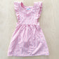 OshKosh Striped Pink Pinafore - Yellow Clover Vintage Kids Clothes