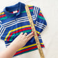 Healthtex Striped Long Sleeve Polo - Yellow Clover Vintage Kids Clothes