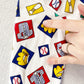 Jelly Beans Baseball Print Turtleneck Onesie - Yellow Clover Vintage Kids Clothes
