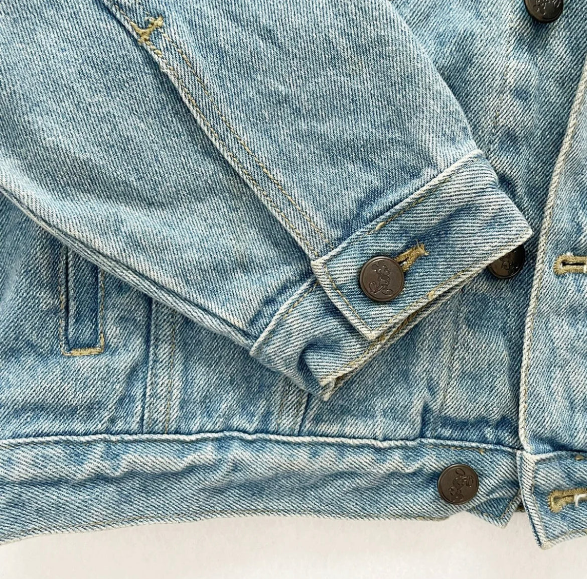 Disney Store Mickey and Friends Jacket - Yellow Clover Vintage Kids Clothes