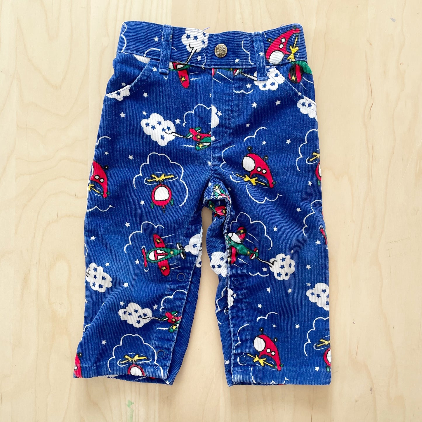 Vintage Lee Helicopter Airplane Cord Pants