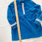 Vintage Velvet Long Sleeve Dress • 3T (?) - Yellow Clover Vintage Kids Clothes