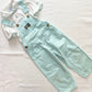 OshKosh Mint Blue Classic Cut Overalls Set