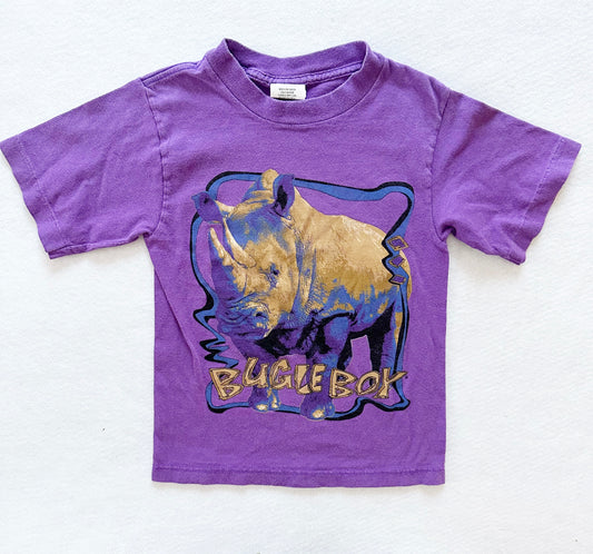 Bugle Boy Rhino Graphic Tee - Yellow Clover Vintage Kids Clothes