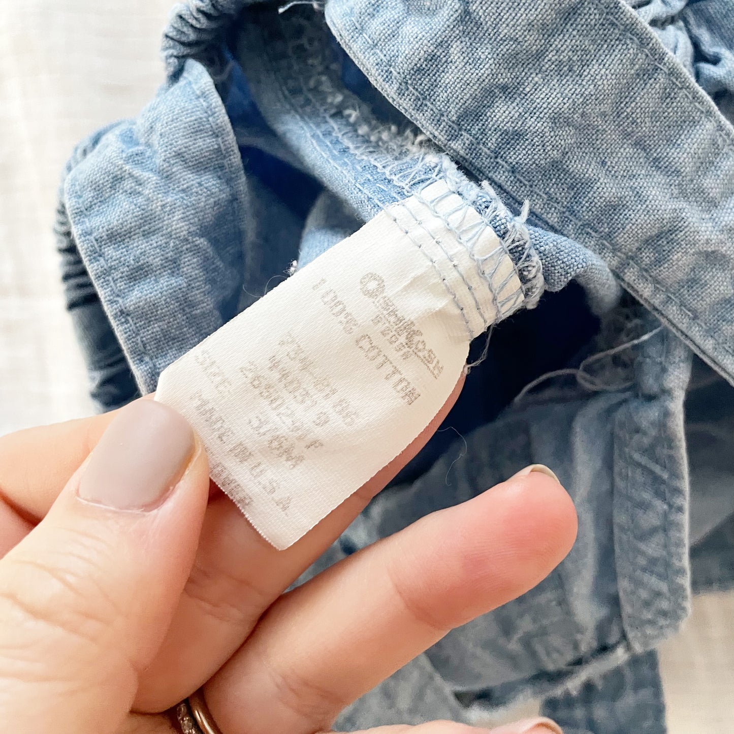 OshKosh Chambray Bubble Romper