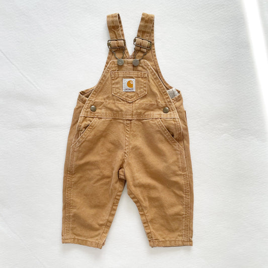Carhartt Tan Overalls • 12m - Yellow Clover Vintage Kids Clothes