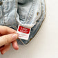 Levi’s Light Wash White Tab Shorts - Yellow Clover Vintage Kids Clothes