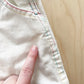 OshKosh White Primary Plaid Shortalls - Yellow Clover Vintage Kids Clothes
