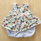 Petit Fleur Romper - Yellow Clover Vintage Kids Clothes