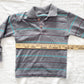 Striped Collared Polo Shirt - Yellow Clover Vintage Kids Clothes
