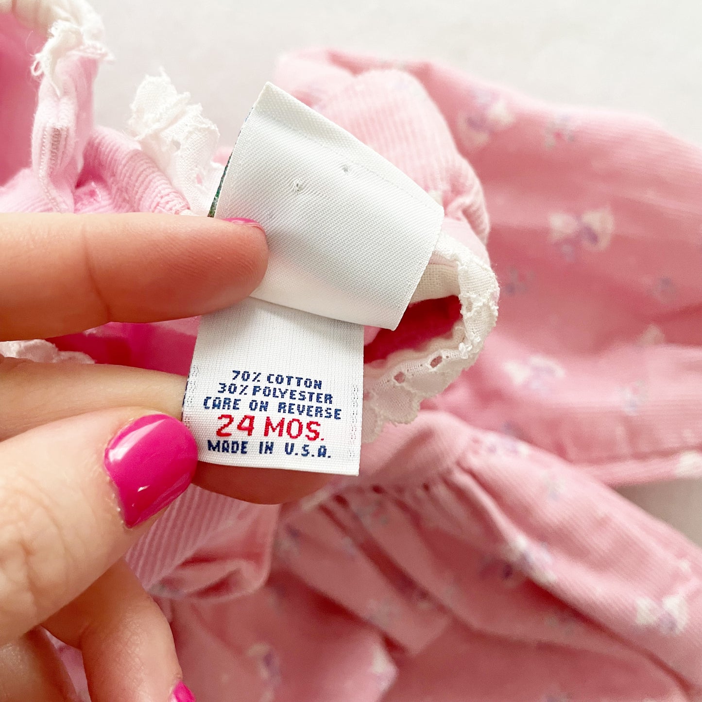 OshKosh Kitty Cord Bow Dress