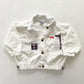 OshKosh White Jacket with Plaid Accents