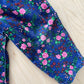 OshKosh Blue Floral Cord Overalls - Yellow Clover Vintage Kids Clothes