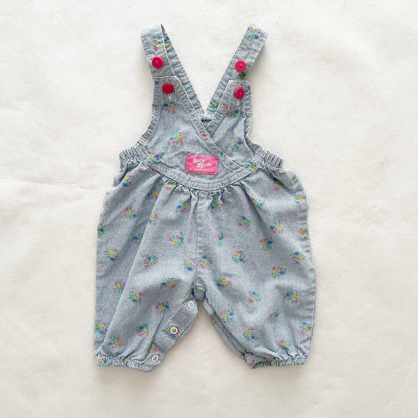 Baby B’gosh Crossfront Floral Overalls