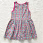 OshKosh Woven Print Pocket Dress - Yellow Clover Vintage Kids Clothes