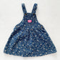 Vintage OshKosh Floral Woven Denim Skirtall