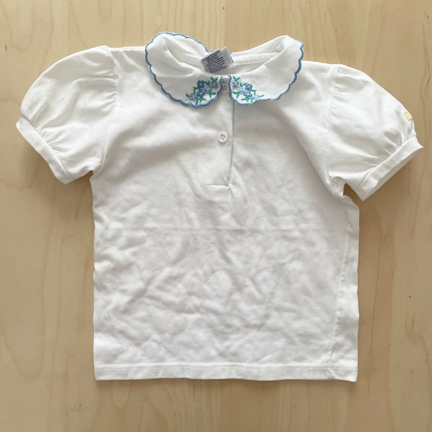 OshKosh Floral Embroidered Collar Too