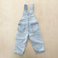 OshKosh Acid Wash Hickory Striped Overalls - Yellow Clover Vintage Kids Clothes