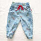 Vintage OshKosh Car Print Light Denim Joggers