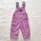 OshKosh Light Purple Floral Cord Overalls