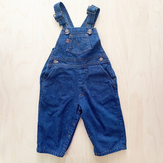 Levi’s Orange Tab Overalls - Yellow Clover Vintage Kids Clothes