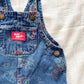 Baby B’gosh Construction Vehicle Shortalls - Yellow Clover Vintage Kids Clothes