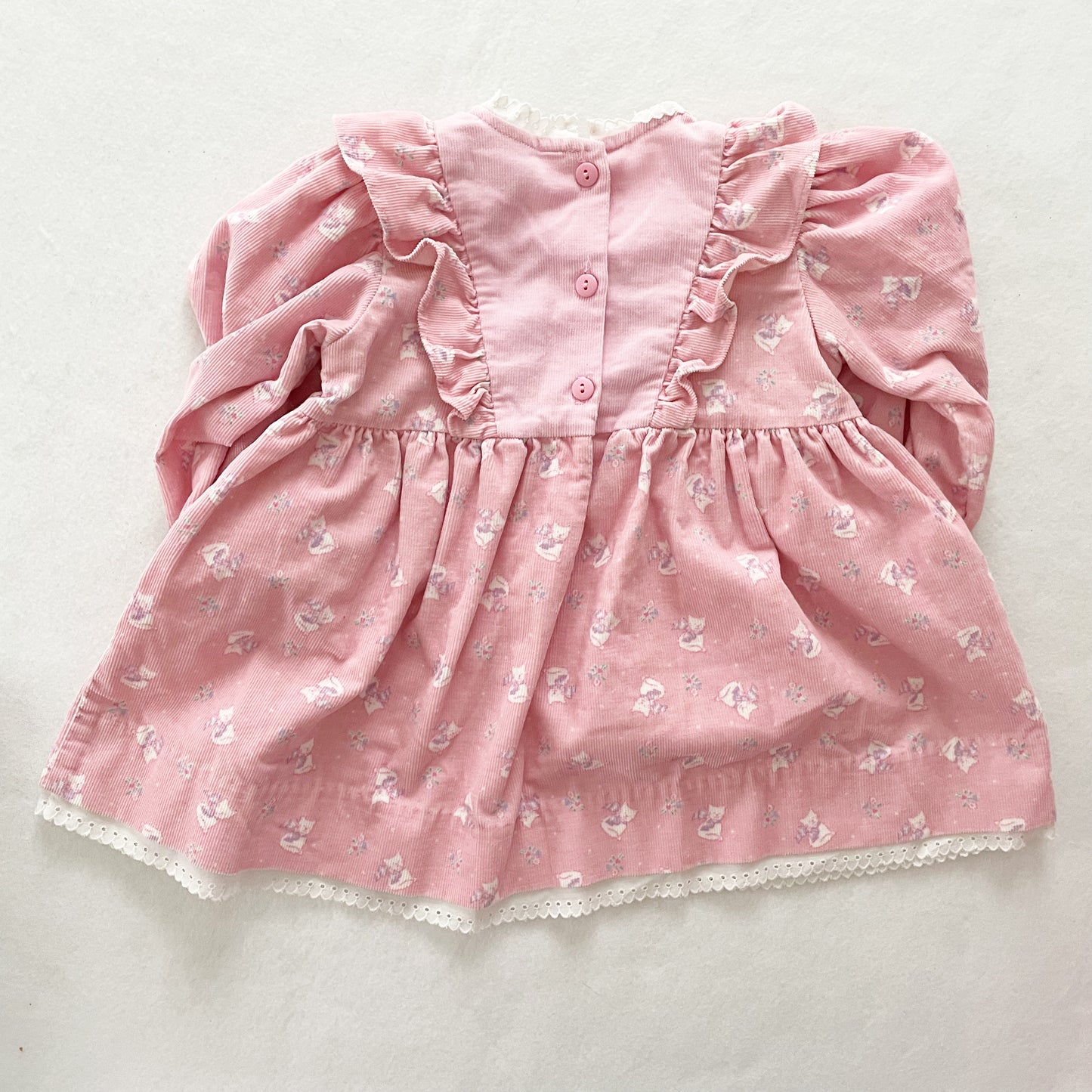 OshKosh Kitty Cord Bow Dress