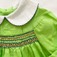 Vintage Smocked Collared Dress • 4T (?) - Yellow Clover Vintage Kids Clothes