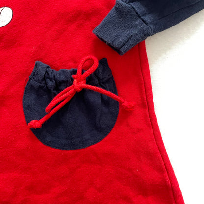 Minnie Mouse Graphic Sweatshirt Dress • 3T? - Yellow Clover Vintage Kids Clothes