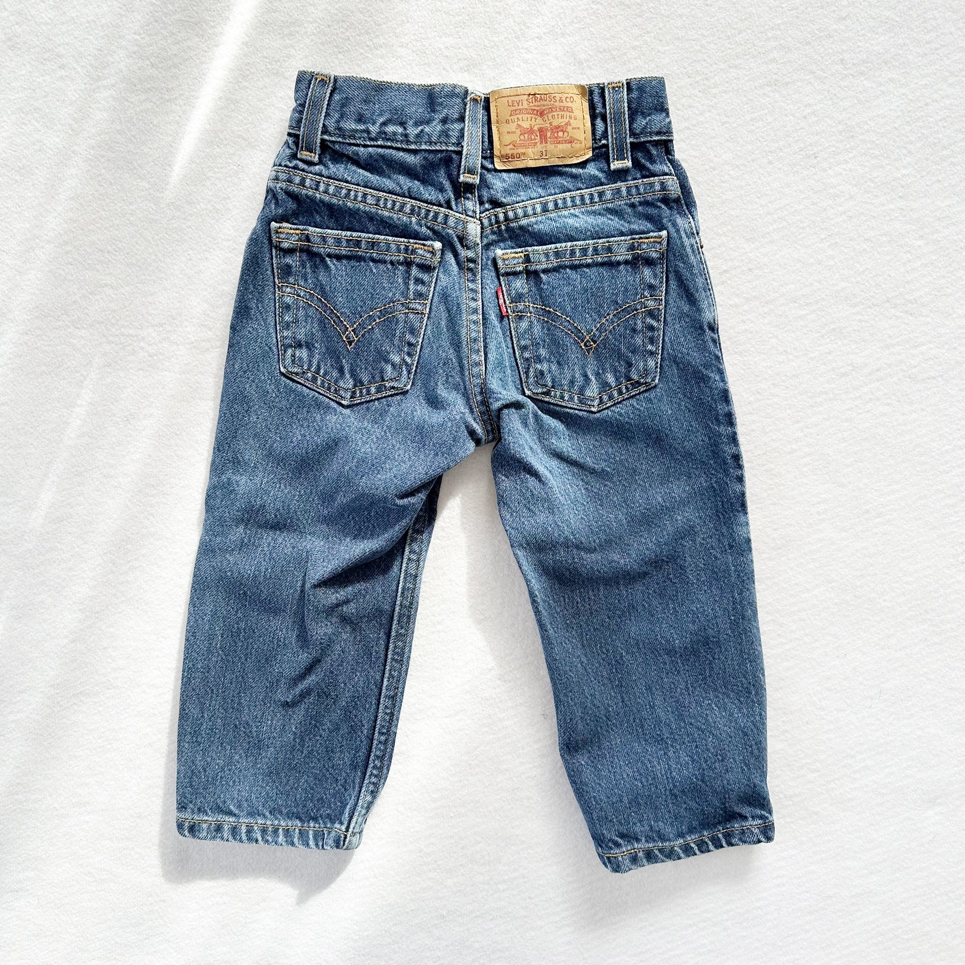 Levi’s 550 Relaxed Fit Jeans - Yellow Clover Vintage Kids Clothes
