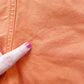 OshKosh Orange Baggy Cut Shortalls - Yellow Clover Vintage Kids Clothes
