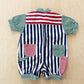Baby B’gosh Stripe Block Romper