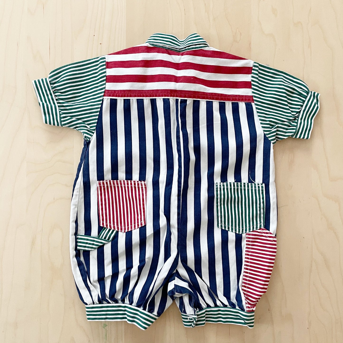 Baby B’gosh Stripe Block Romper