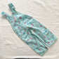 OshKosh Thumbprint People Print Overalls - Yellow Clover Vintage Kids Clothes