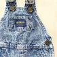 Vintage OshKosh Acid Wash Overalls - Yellow Clover Vintage Kids Clothes
