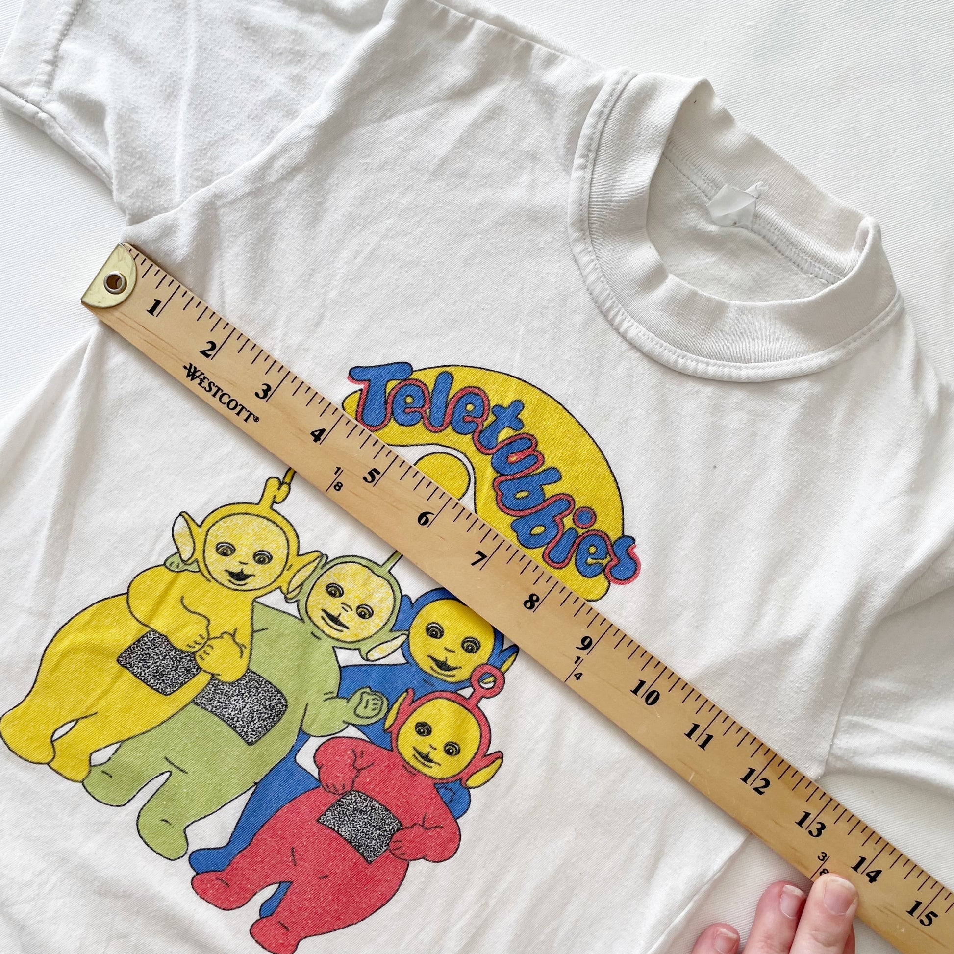Teletubbies Graphic Tee - Yellow Clover Vintage Kids Clothes