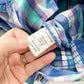 OshKosh Plaid Shortalls - Yellow Clover Vintage Kids Clothes
