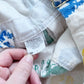 Vintage OshKosh Cord Handprint Overalls