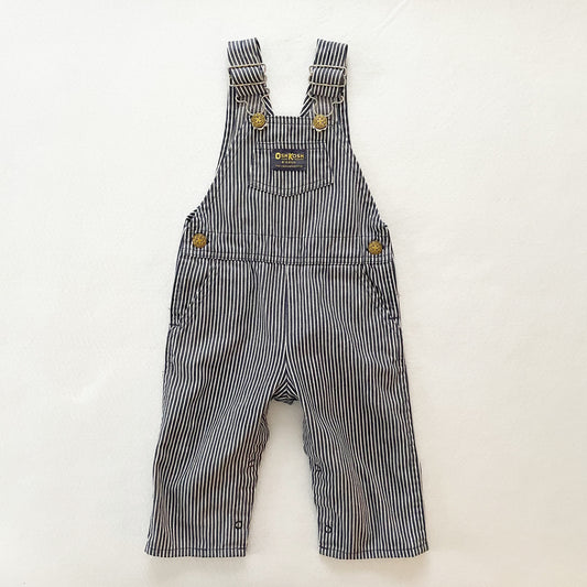 OshKosh Navy Hickory Stripe Overalls