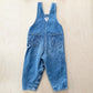 OshKosh Medium Wash Denim Overalls - Yellow Clover Vintage Kids Clothes