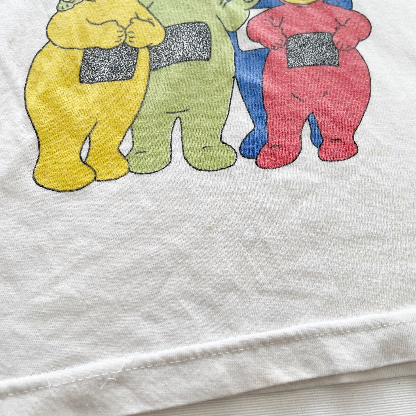 Teletubbies Graphic Tee - Yellow Clover Vintage Kids Clothes