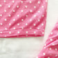Pink Polka Dot Boat Neck Top Set • 2T - Yellow Clover Vintage Kids Clothes