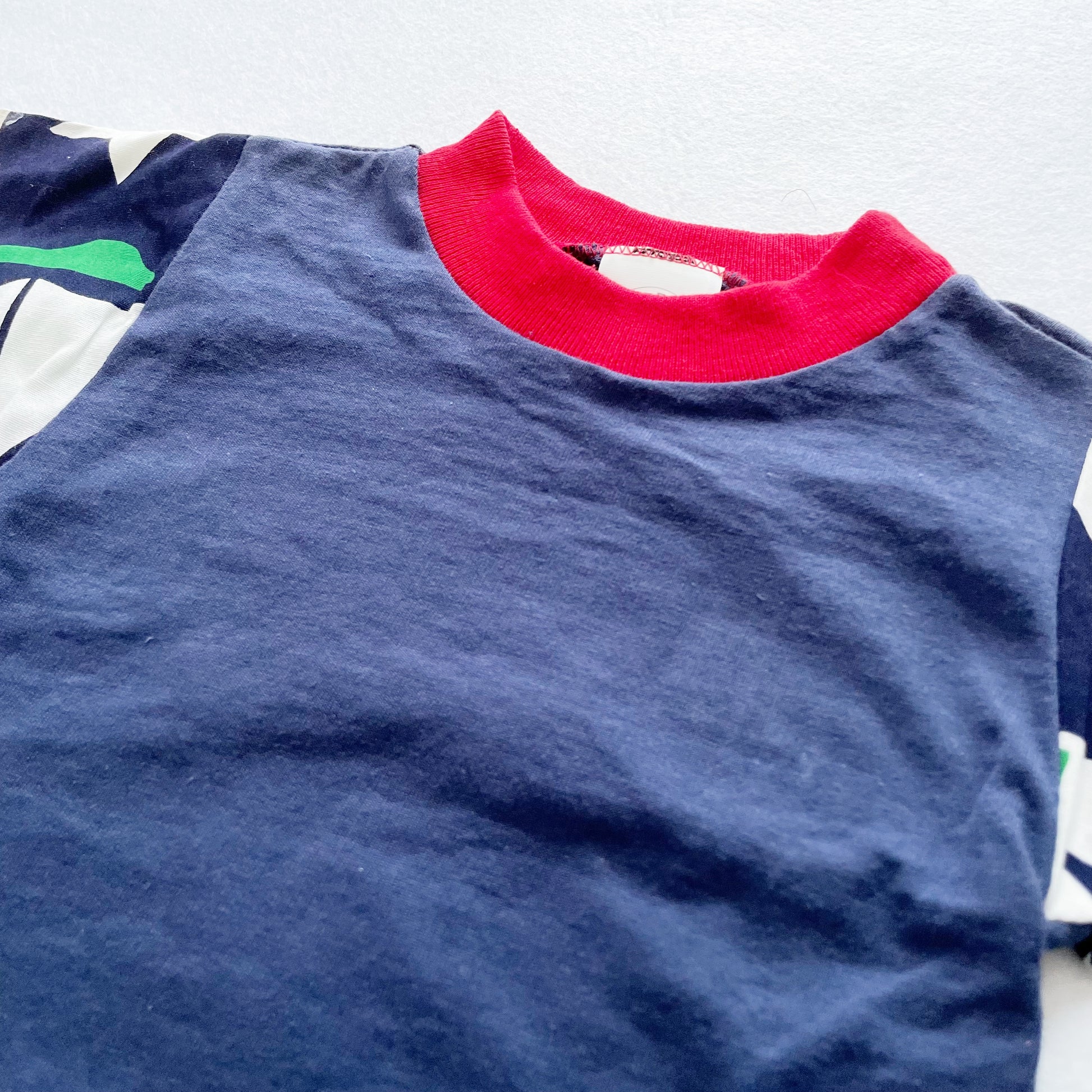 Nautical Tee and Shorts Set - Yellow Clover Vintage Kids Clothes