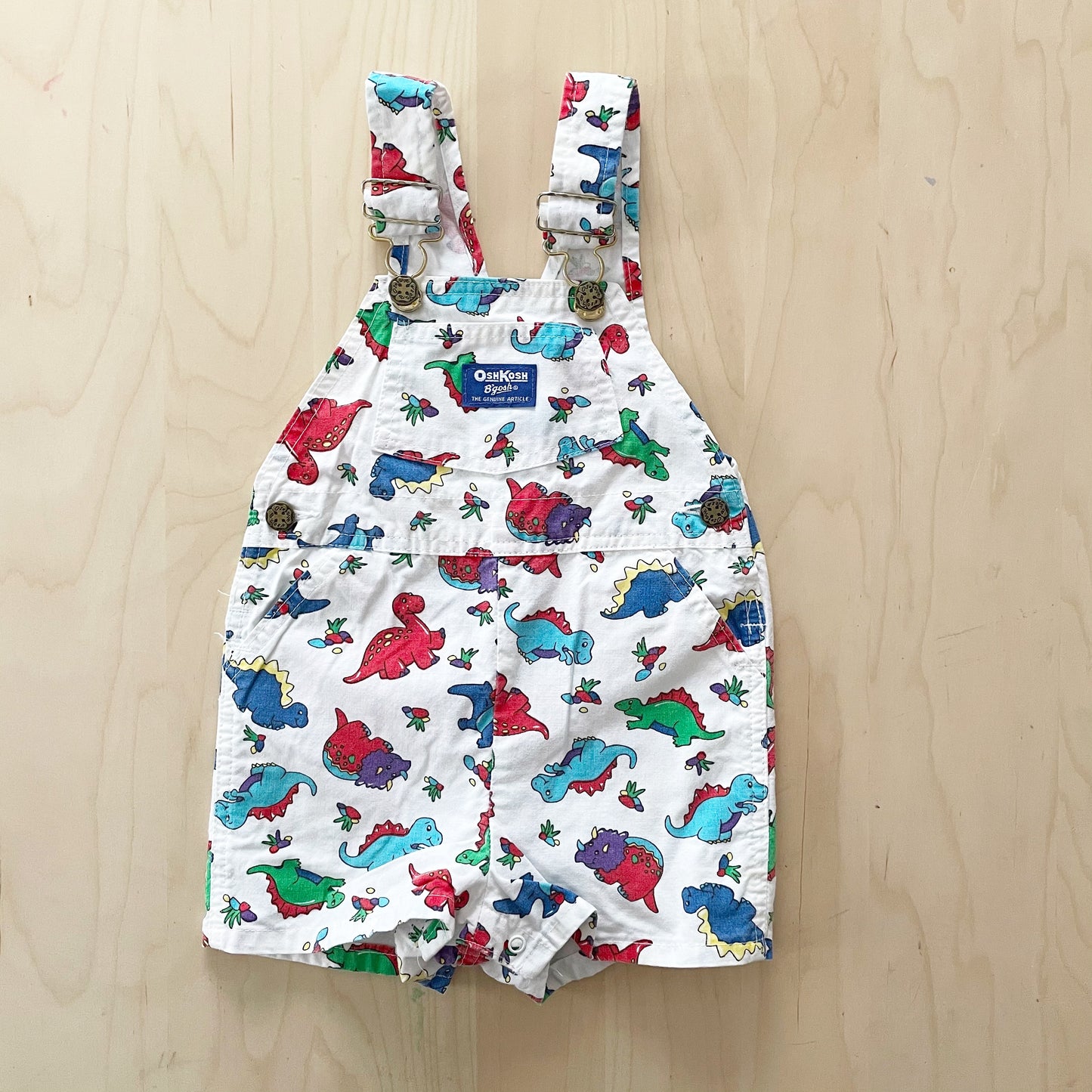 OshKosh Colorful Dino Shortalls