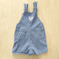 OshKosh Hickory Striped Shortalls - Yellow Clover Vintage Kids Clothes